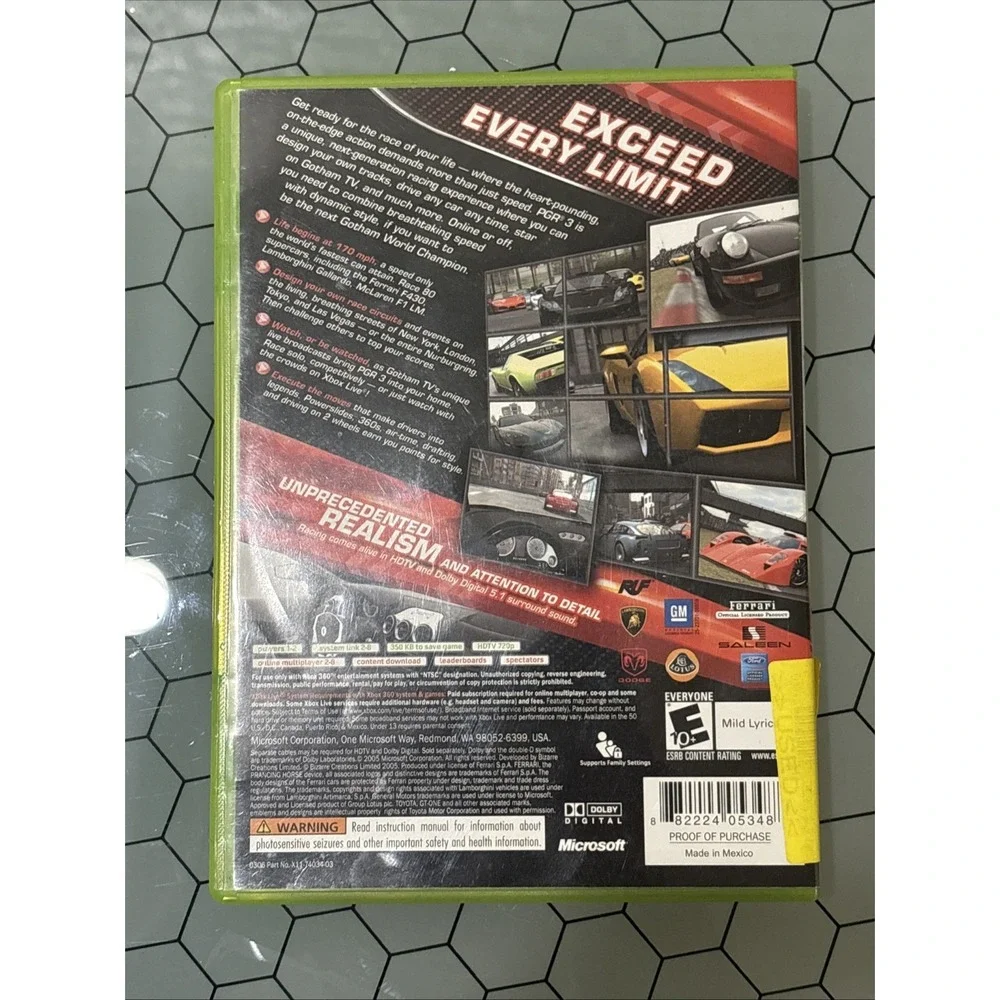 Project Gotham‎ Racing 3 (Microsoft Xbox 360, 2005)